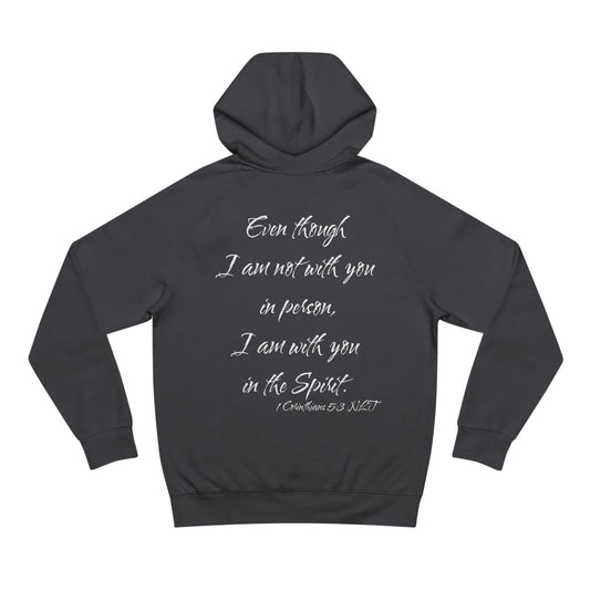 1 Corinthians 5:3 NLT Hoodie