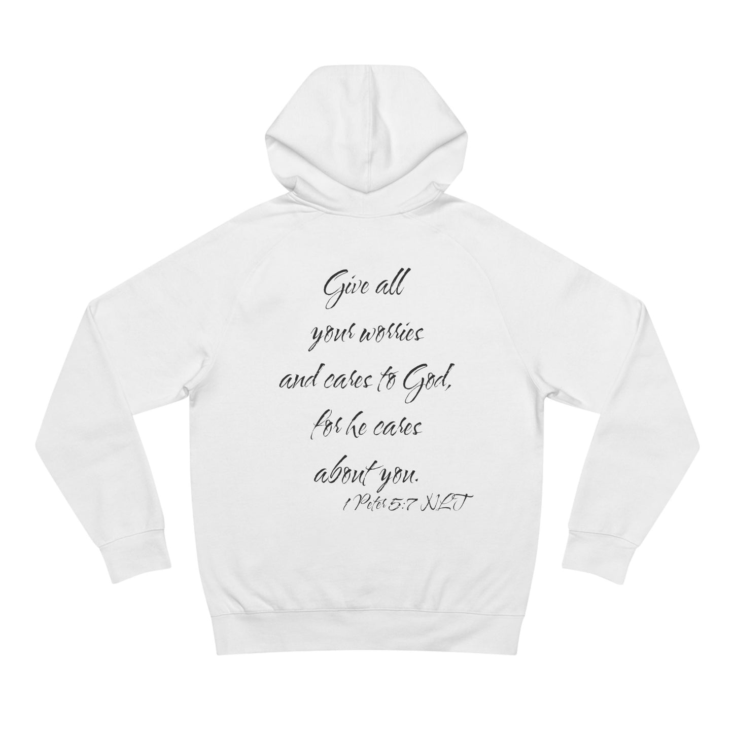 1 Peter 5:7 NLT Hoodie