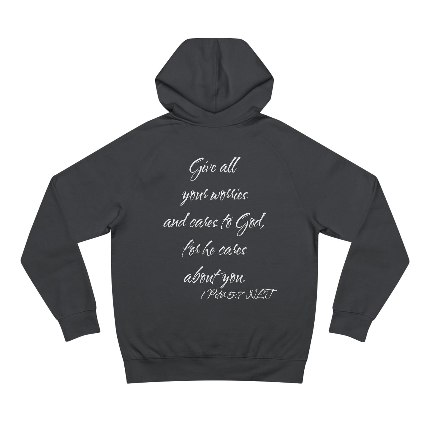1 Peter 5:7 NLT Hoodie