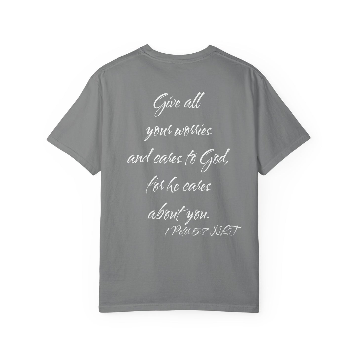 1 Peter 5:7 NLT T-Shirt