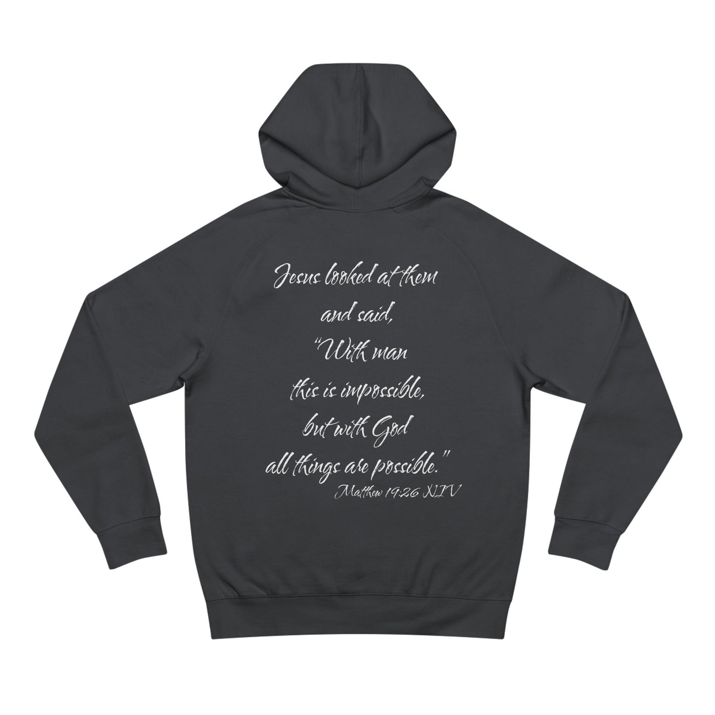 Matthew 19:26 NIV Hoodie