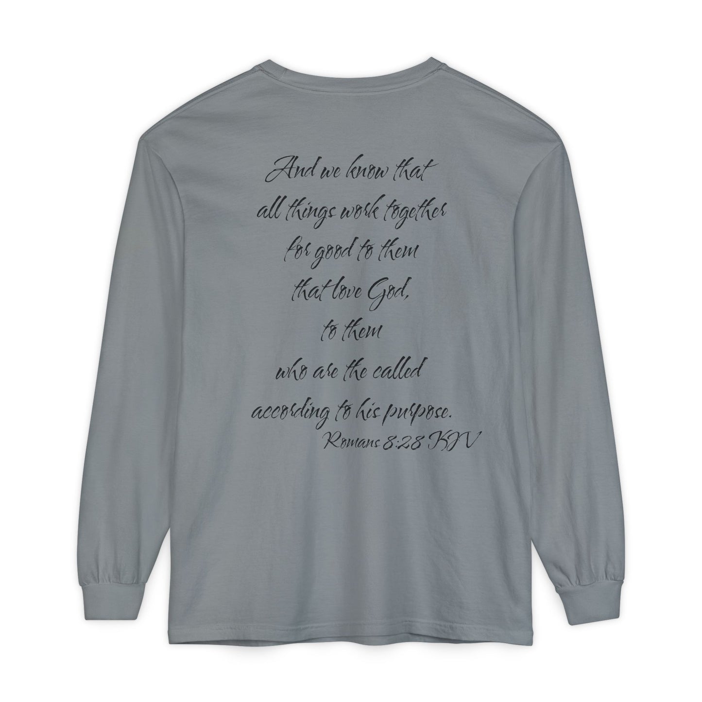 Romans 8:28 KJV Long Sleeve Shirt