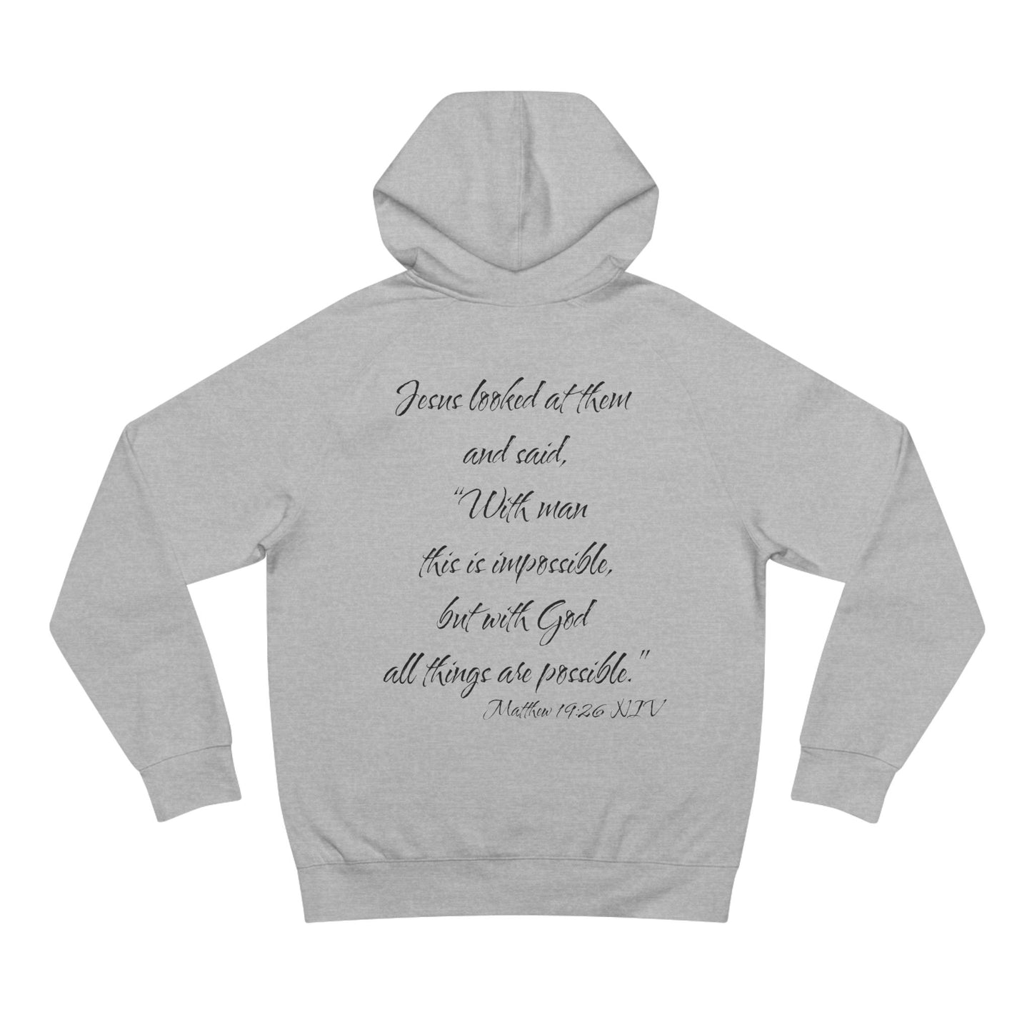Matthew 19:26 NIV Hoodie