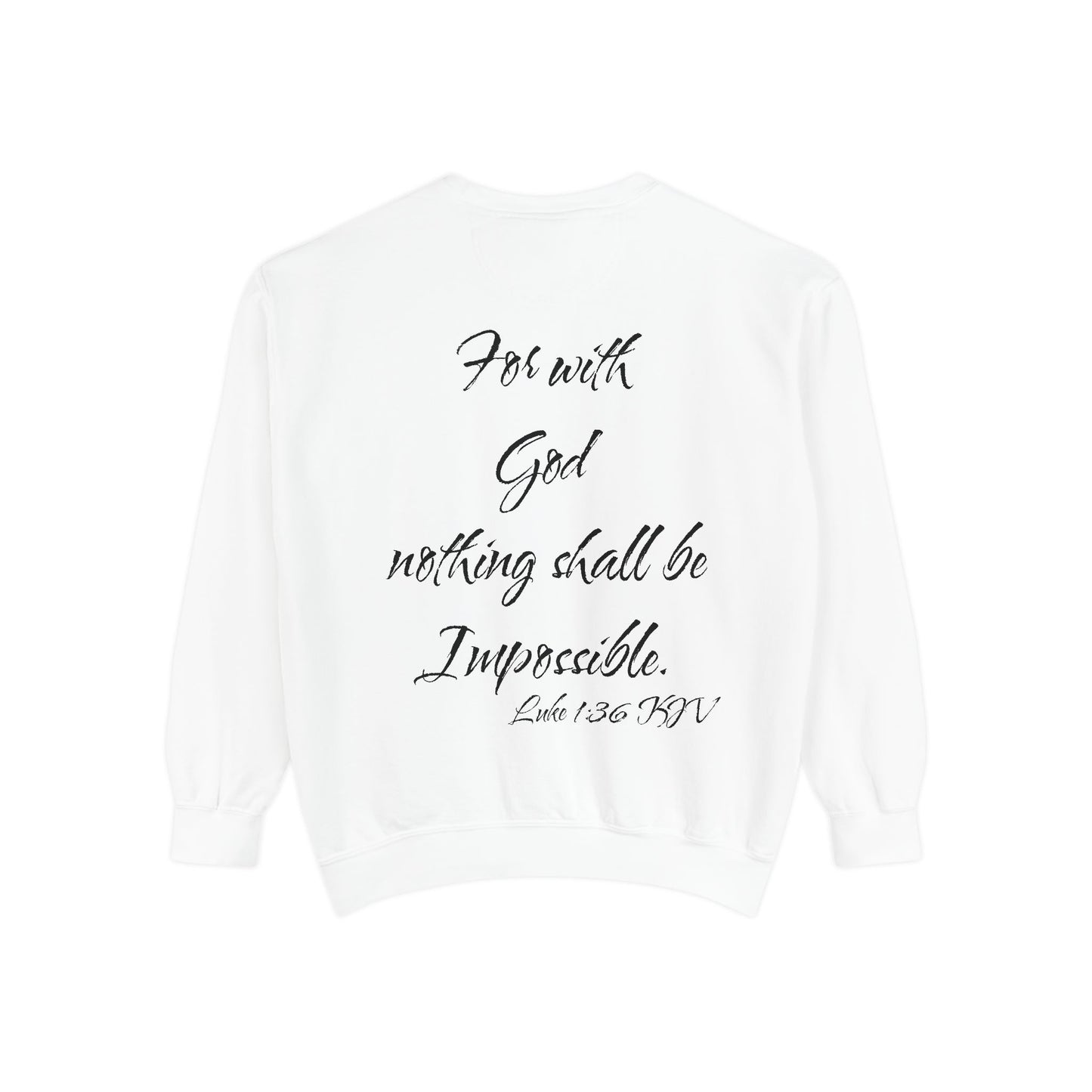 Luke 1:36 KJV Sweatshirt