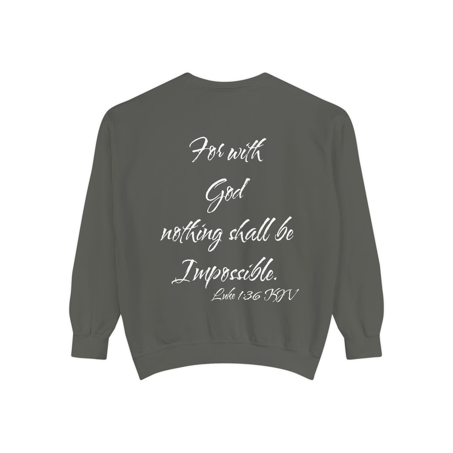 Luke 1:36 KJV Sweatshirt