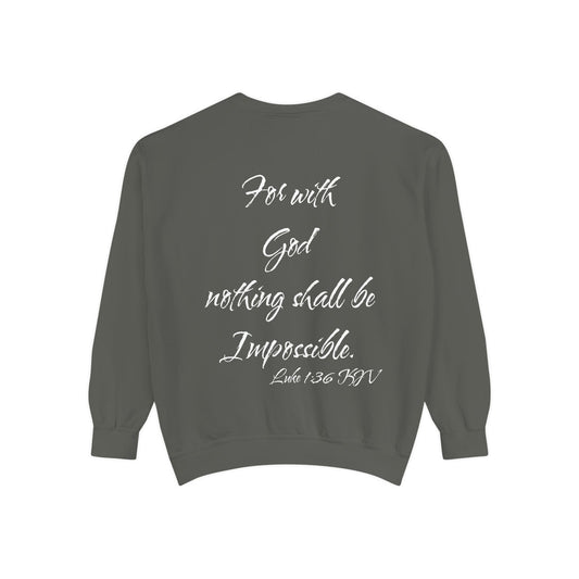 Luke 1:36 KJV Sweatshirt