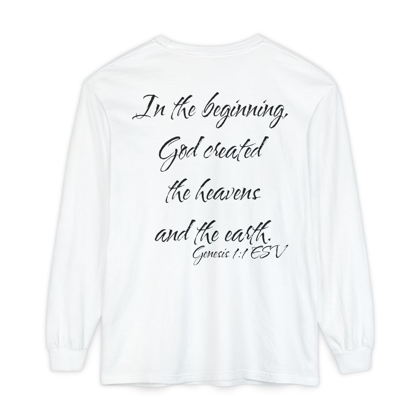 Genesis 1:1 ESV Long Sleeve Shirt