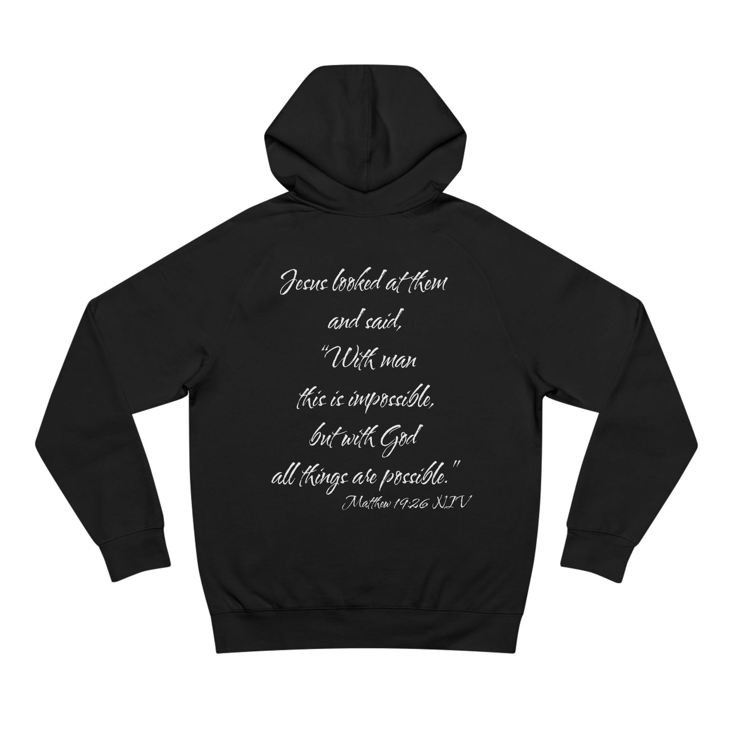 Matthew 19:26 NIV Hoodie