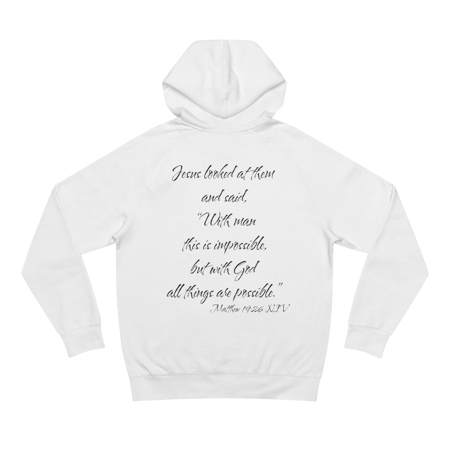 Matthew 19:26 NIV Hoodie