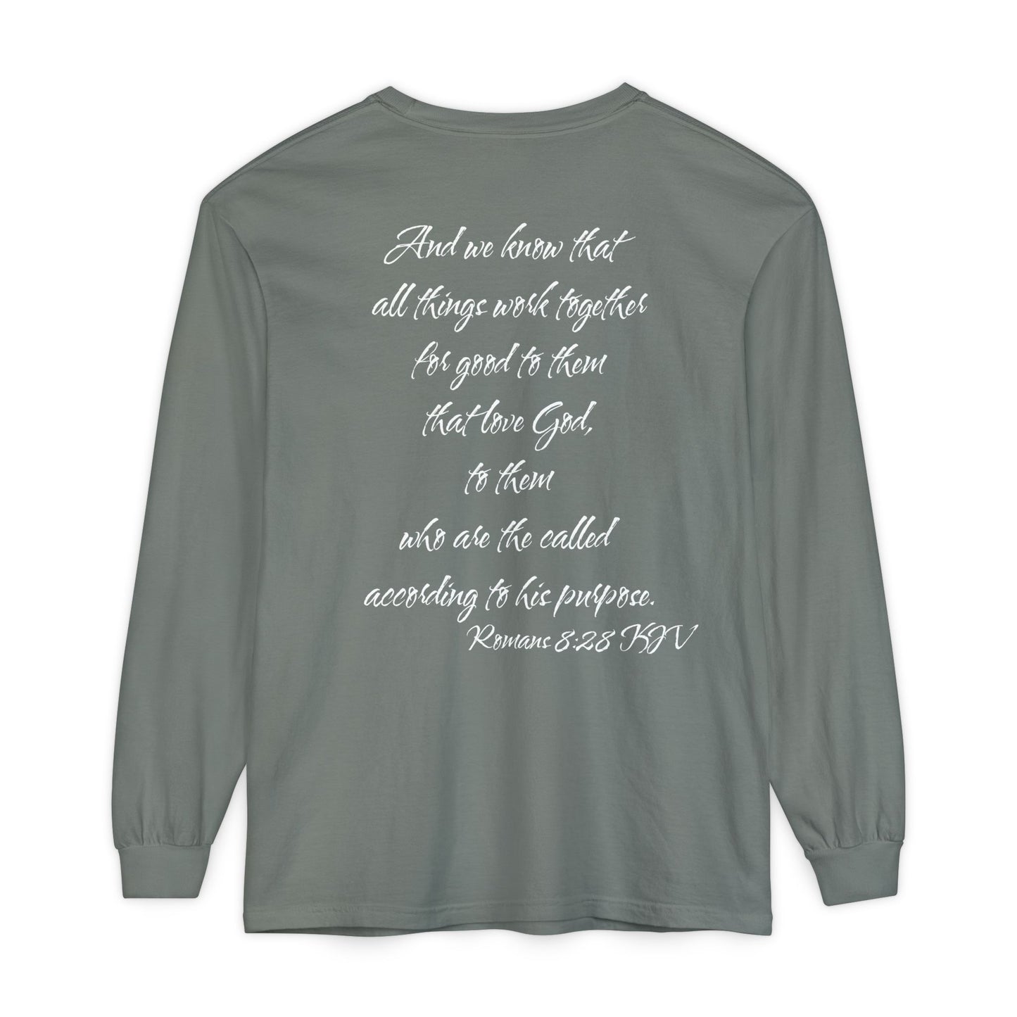 Romans 8:28 KJV Long Sleeve Shirt